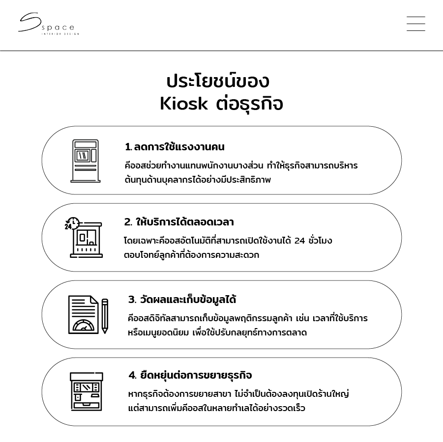 Kiosk คือ ? ทำไมจึงเหมาะกับการเริ่มต้นธุรกิจ 2025 5 ประโยชน์ของ Kiosk